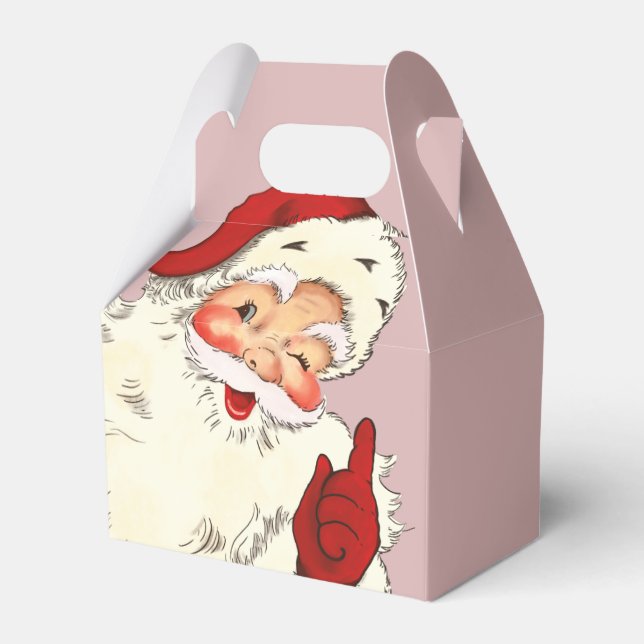 Santa No. 4 Favor Box Presentaskar (Framsidan Sidan)