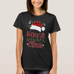Santa Nonna Claus-julmatchningsfamiljen T Shirt