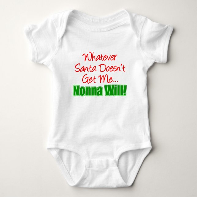 Santa Nonna Will T-shirt (Framsida)