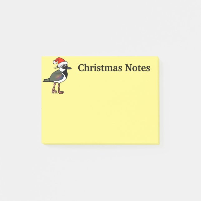 Santa Northern Lapwing Post-it Block (Framsida)