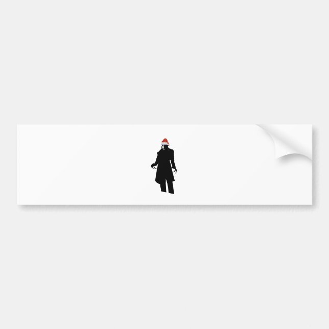 Santa nosferatu bildekal (Framsidan)