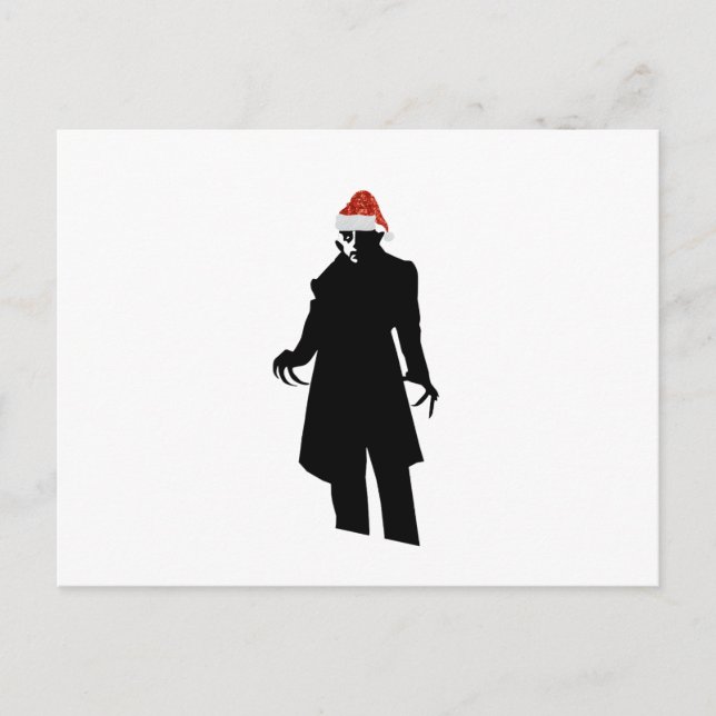 Santa nosferatu helg vykort (Framsida)