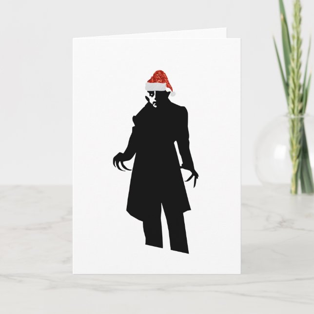 Santa nosferatu helgkort (Framsida)