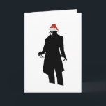 Santa nosferatu helgkort<br><div class="desc">"Santa nosferatu", "christmas nosferatu", "jultomten vampre", "Santa vampre", "christmas vampyr", "julafton vampyr", "christmas vampyr", "gothic christmas", "goth christmas", "ful christmas", "jultomten", "mardröm christmas", sekvins", glitter, , "rödvit svart" skräck, skrämmande, nosferatu, vampyr, "skräckchristmas ""skrämmande christmas""halloween christmas ""christmas halloween"</div>