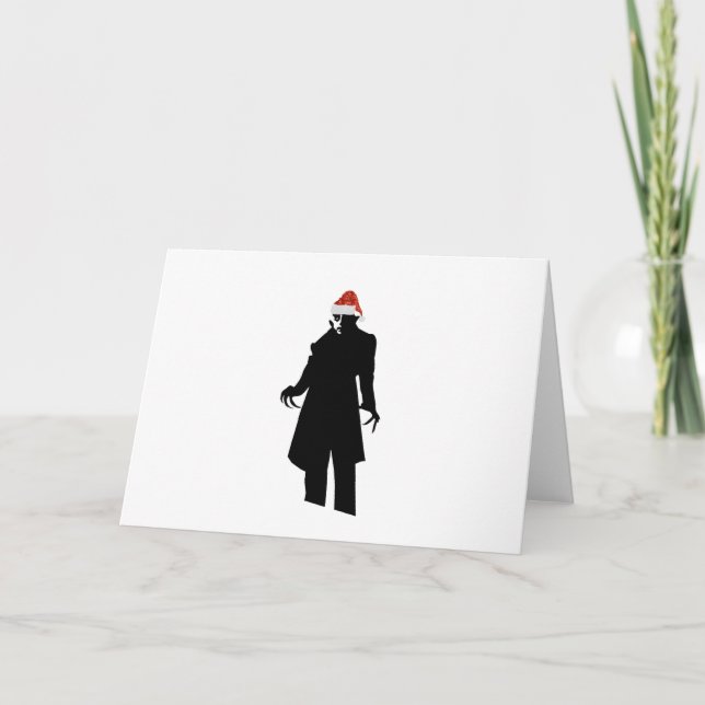 Santa nosferatu helgkort (Framsida)