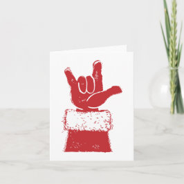 Santa notecards helgkort