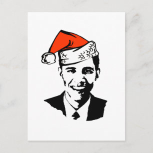 Santa Obama Gear Helg Vykort