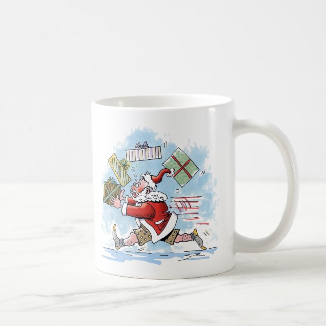 Santa Oberedd lämnat hand mugg (Höger)