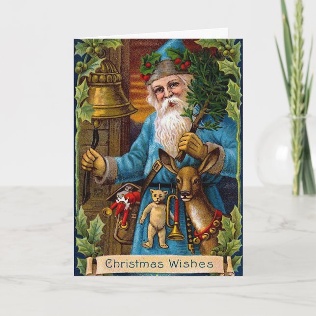 Santa och Bell Helgkort (Framsida)