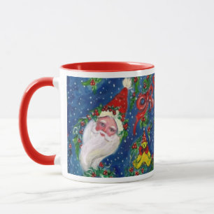 SANTA OCH CHRISTMAS KVÄLL MUGG