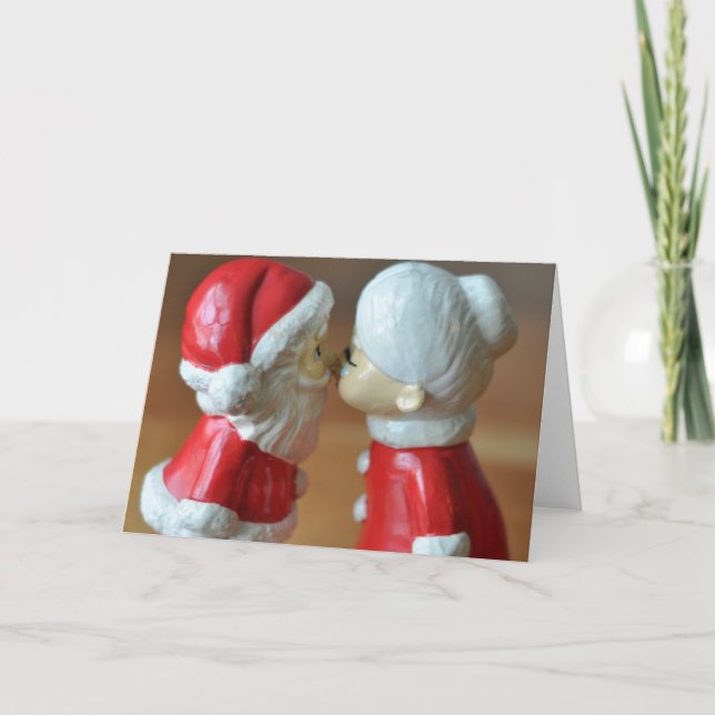 Santa och Claus Helgkort (Framsida)