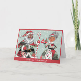 Santa och Claus Helgkort