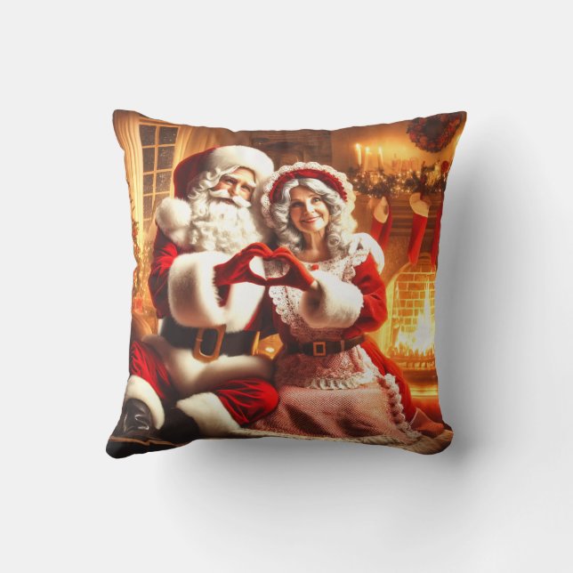 Santa och Claus Kudde (Baksida)