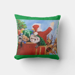 Santa och hans hjälprar kudde