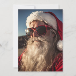Santa och hans Ray-Bans - Marry jul! Inbjudningar