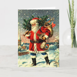 Santa och hans Wares Helgkort