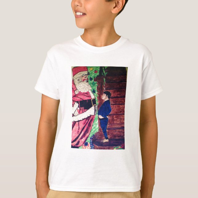 SANTA OCH I BARN T-SHIRT (Framsida)