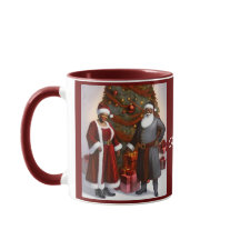 Santa och Mrs Claus Mugg