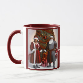 Santa och Mrs Claus Mugg