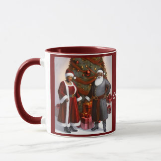 Santa och Mrs Claus Mugg