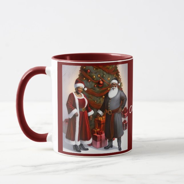 Santa och Mrs Claus Mugg (Vänster)
