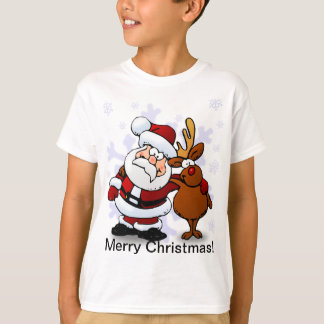 Santa och renjul t shirt