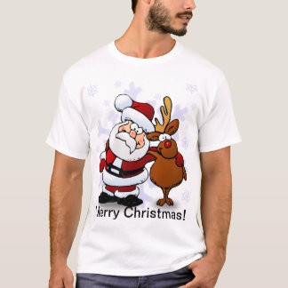 Santa och renjul t shirt