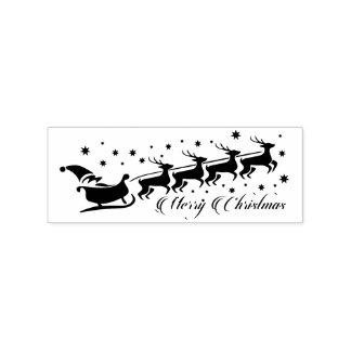 Santa och Sleigh Stämpel