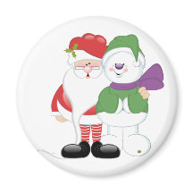 Santa och Snögubbe