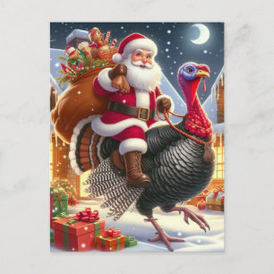 Santa och Turkiet Vykort