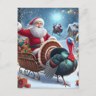 Santa och Turkiet Vykort