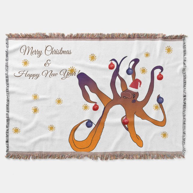 Santa Octopus Filt (Framsidan)