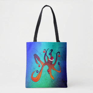 Santa Octopus Tygkasse