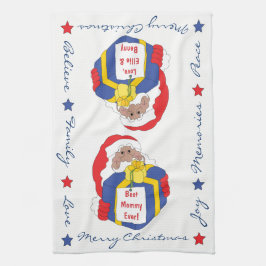 Santa of Färg Says Kökshandduk