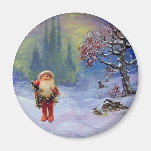 SANTA OF THE GNOMES FRENY Jul Magnet (Framsidan)