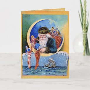 SANTA OF THE SAILORS, MÅNE, CHRISTMAS SOCKS AND LE HELGKORT