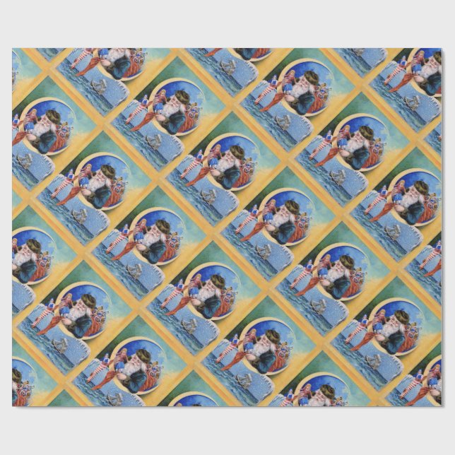 SANTA OF THE SAILORS, MÅNE, CHRISTMAS SOCKS AND LE PRESENTPAPPER (Platt)