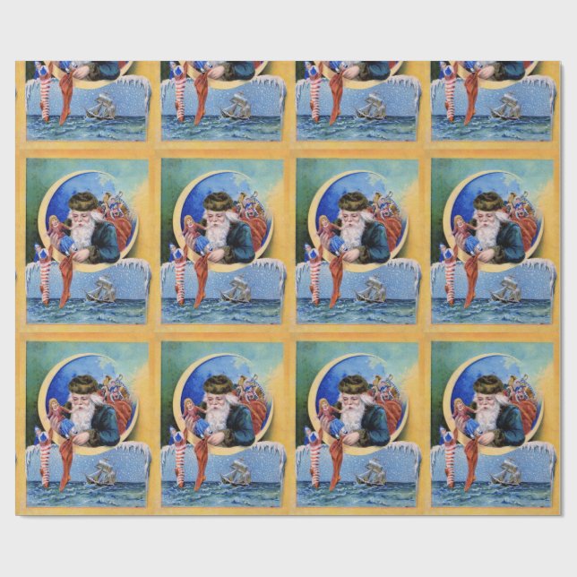 SANTA OF THE SAILORS, MÅNE, CHRISTMAS SOCKS AND LE PRESENTPAPPER (Platt)