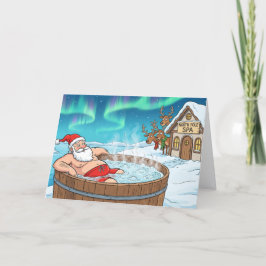Santa Off Duty Kort