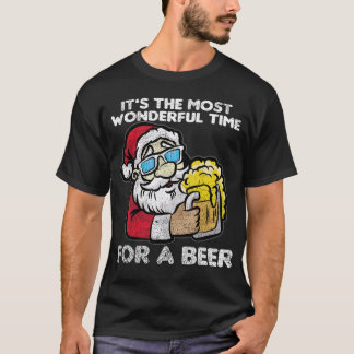 Santa öl t shirt