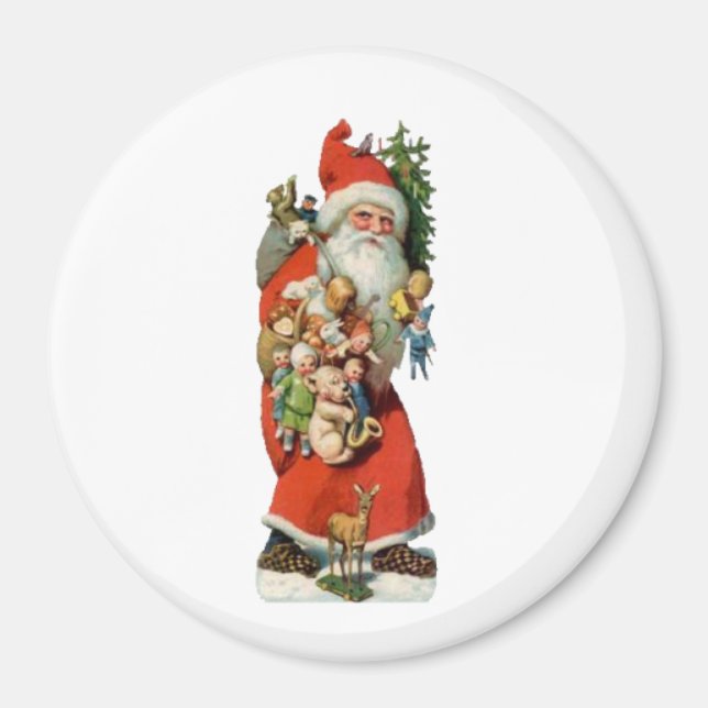 Santa Old Fashioned Magnet (Framsidan)