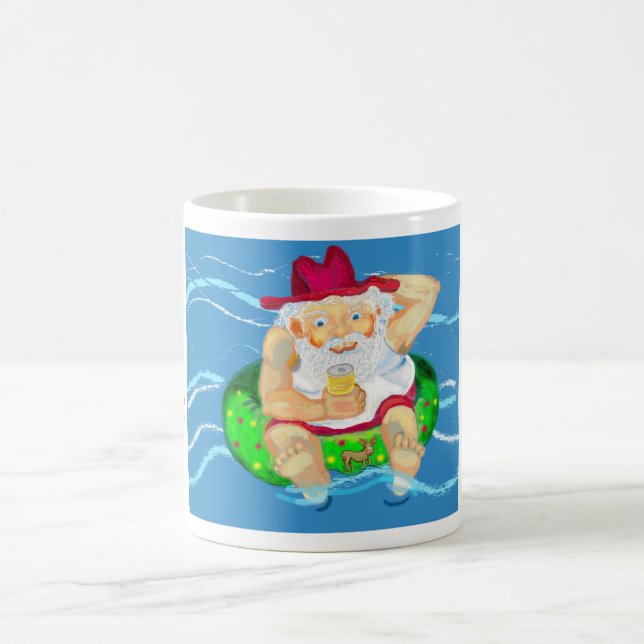 Santa on helgdagars kaffemugg (Center)