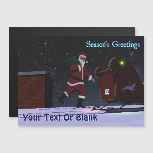 Santa on the Tak - Season's Greetings (Fram/baksida)