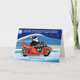 Santa Outlaw© julkort Helgkort
