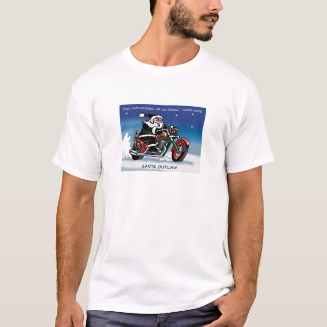 Santa Outlaw© T-tröjavit Tee (Framsida)