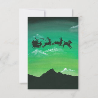 Santa Over Aoraki Mount Cook
