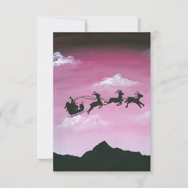 Santa Over Aoraki Mount Cook (Framsida)