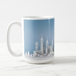 Santa över New York City julmugg Kaffemugg