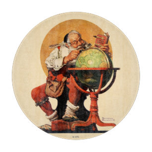 Santa på jordklotet