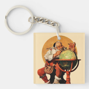 Santa på jordklotet